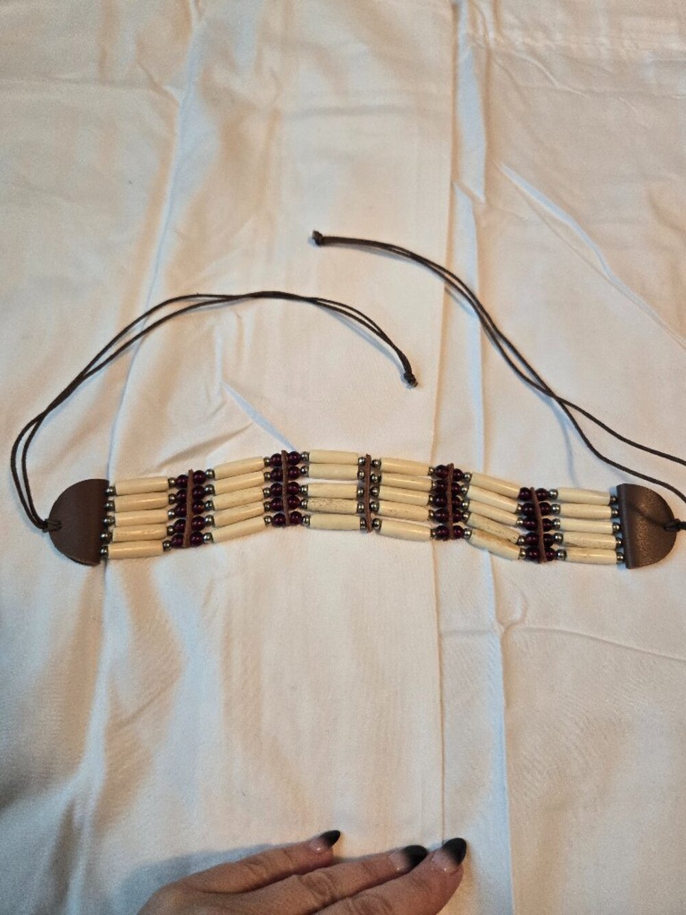 Beaded choker